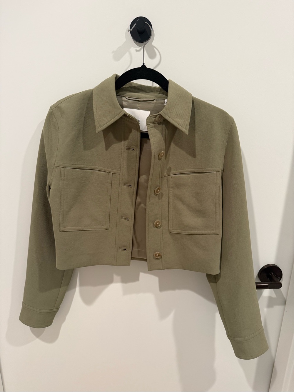 Wilfred Olive Cropped Utility Jacket